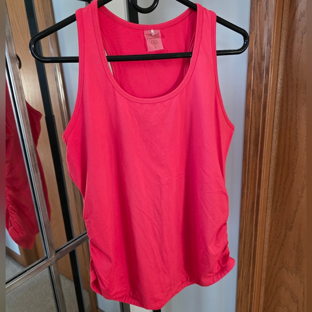 Calia Racerback Ruched Tank Top - Picture 4 of 6